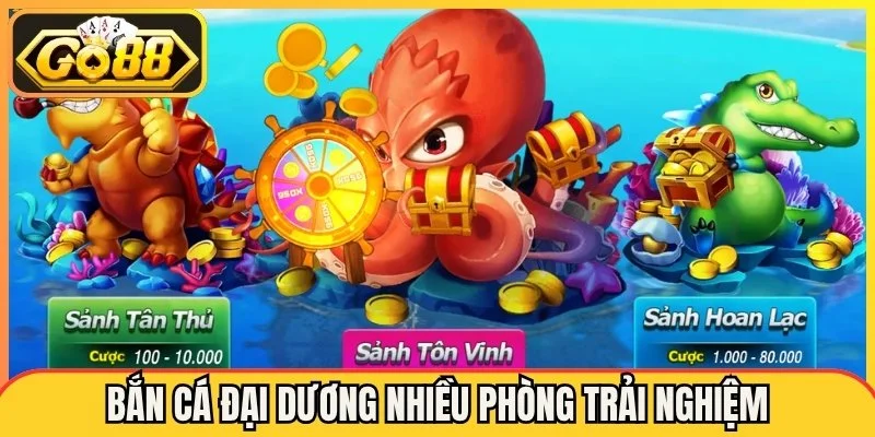Nhiều phòng trải nghiệm