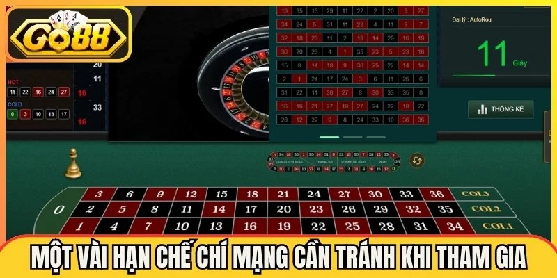 Một vài hạn chế chí mạng cần tránh khi tham gia đấu trí
