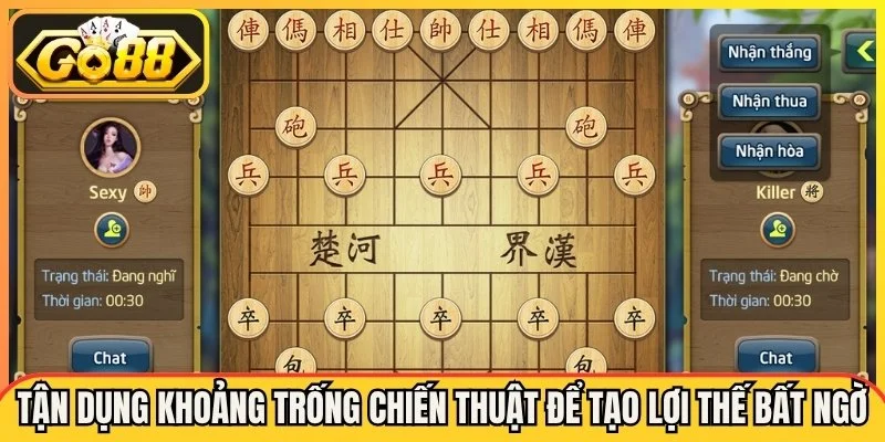 Tận dụng khoảng trống chiến thuật để tạo lợi thế bất ngờ