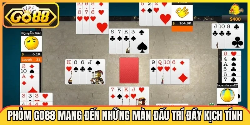 Phỏm Go88 - Luật Chơi Và Kinh Nghiệm Đánh Hiệu Quả