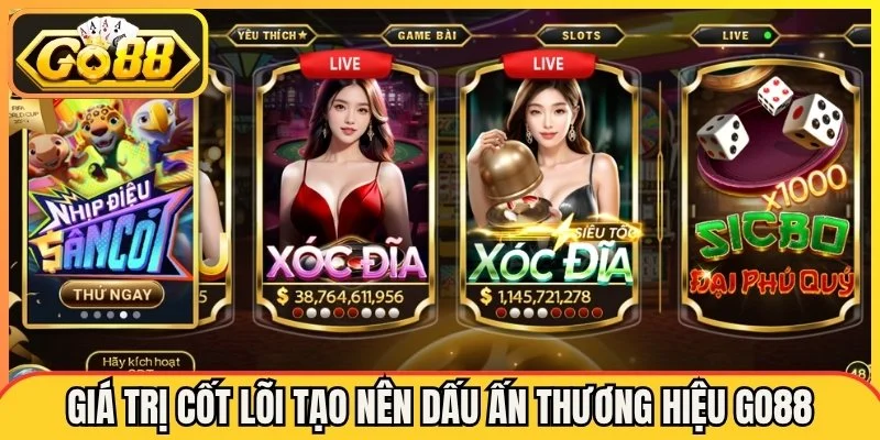Giá trị cốt lõi tạo nên dấu ấn thương hiệu Go88